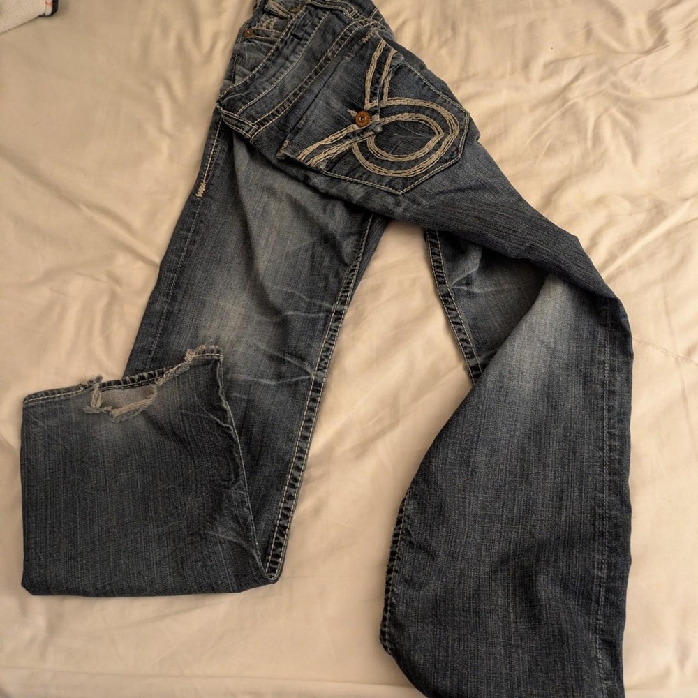Big Star Women's Boot Cut Jeans in Dark Blue